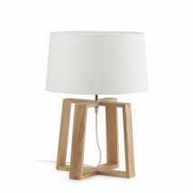 Lámparas de mesa de madera