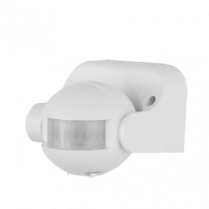 Sensor Movimiento Detector Ip44 Blanco 8x8