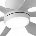 Ventilador Dc Otto 24w 2950lm Blanco 6 Aspas Blancas 167d 3000-4000-6000k 2tijas C/remoto